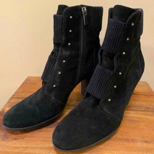 Aquatalia Suede Studded Heel